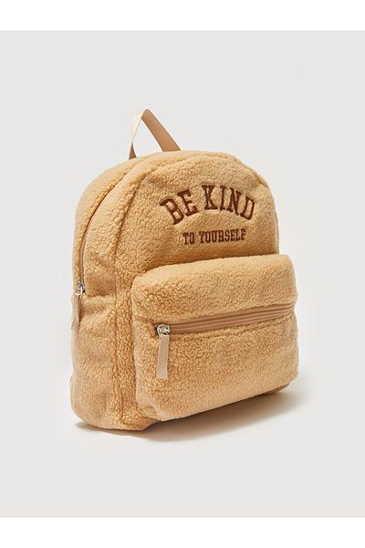 LC Waikiki Lcw Embroidered Plush Girl's Backpack