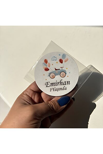 fabriflow exclusive 25adet Erkek  Hoşgeldin 1,2,3,4 Yaş Magnet  Bebek Hediyelik