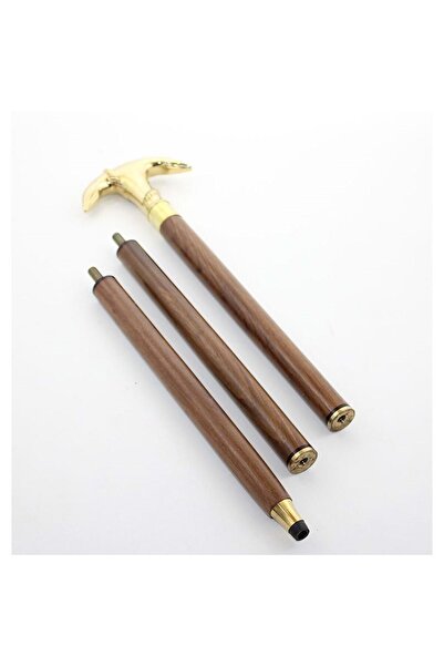 Livava Pirinç Çapa Başlikli Ahşap Baston, 95x5