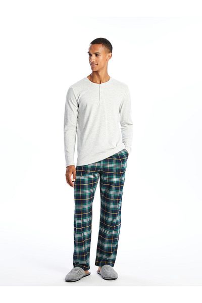 LC Waikiki Σετ ανδρικών πιτζάμες Standard Fit LCWK
