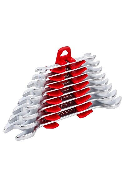 İzeltaş Izeltaş 0100 طقم مفاتيح مفتوح الفم مكون من 8 قطع مقاس قصير - 0100002108