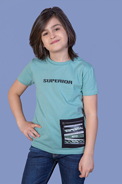 Toontoy Μπλουζάκι για αγόρι - με τύπωμα , Τσέπη με φερμουάρ