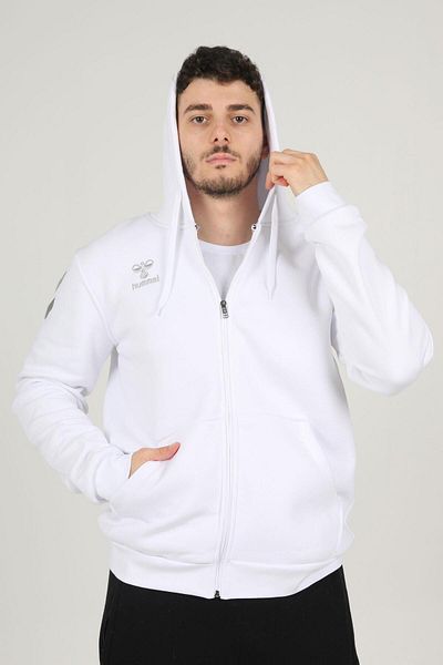 hummel Λευκό βαμβακερό φούτερ Armin