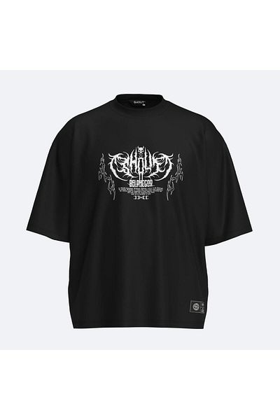 Shout Oversize Shout Belphegor Unisex Boxy Fit T-Shirt
