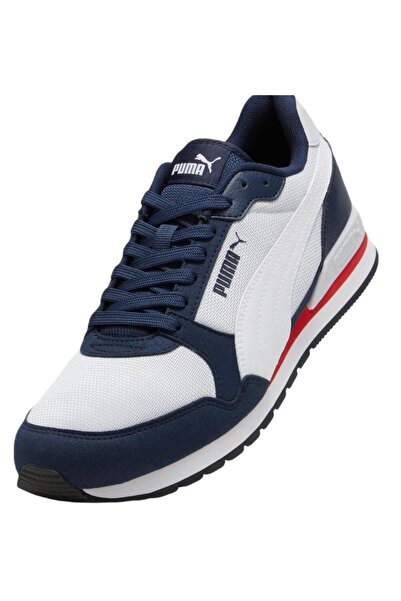 Puma 384640 22 ST Runner V3 Mesh Lacivert-Gri-Kırmızı Kadın Spor