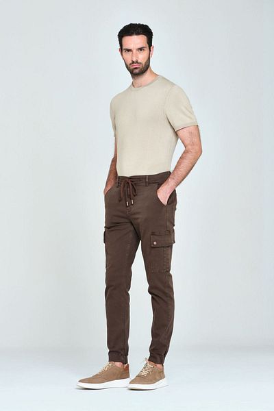 Pantamo Jeans SEAL BROWN JOGGER ΑΝΔΡΙΚΟ ΤΖΙΝ ΠΑΝΤΕΛΟΝΙ