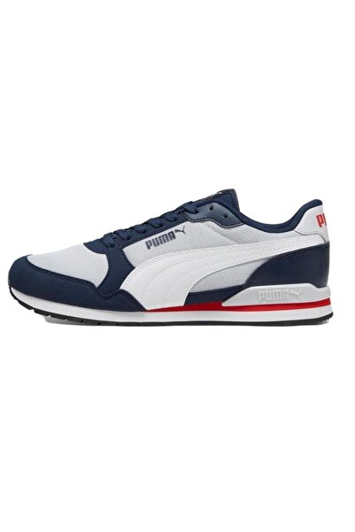 Puma 384640 22 ST Runner V3 Mesh Lacivert-Gri-Kırmızı Kadın Spor