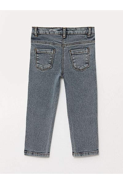 LC Waikiki Pantaloni de blugi pentru fetiță Acid Washed Basic