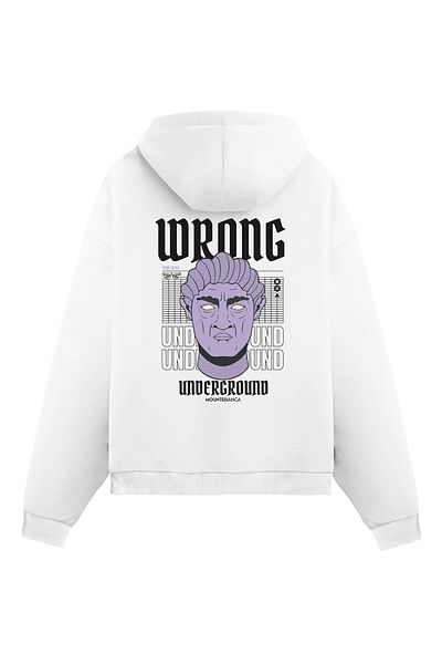 Mounte Bianca Унисекс Wrong - Regular Hoodie
