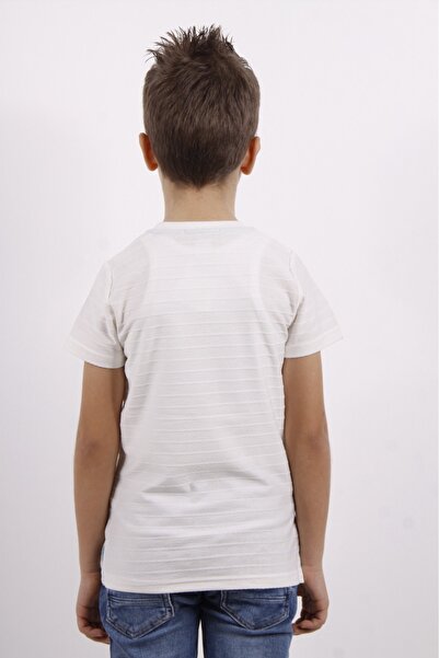 Toontoy Πλεκτό μπλουζάκι για αγόρια - Flock με τύπωμα