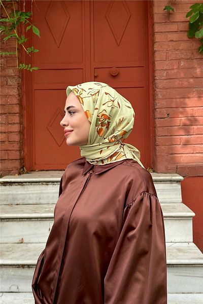 İpekhan Garden Soft Scarf Cream 1149-04