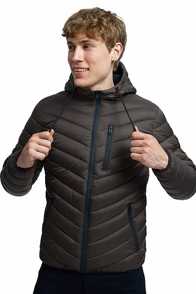 Loft Men's Black Lf 2033231   - m Mnt Coat