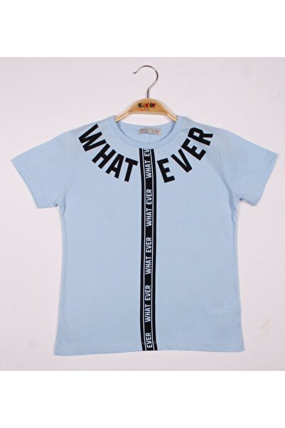 Toontoy تي شيرت للأولاد مطبوع عليه What Ever