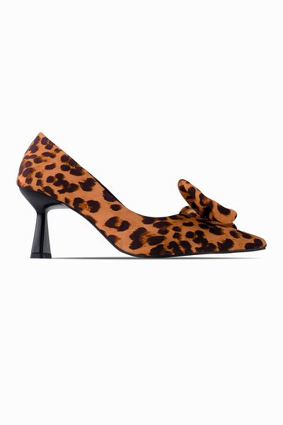 Lal Shoes & Bags Дамски обувки на висок ток Elizabeth с леопардов принт