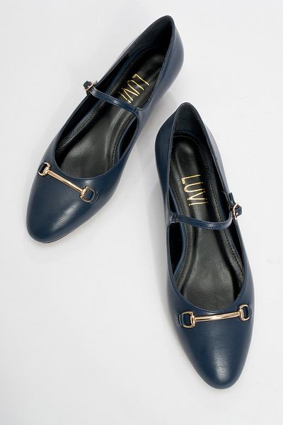 LuviShoes Pantofi cu toc mic pentru femei OJEN Laci Skin