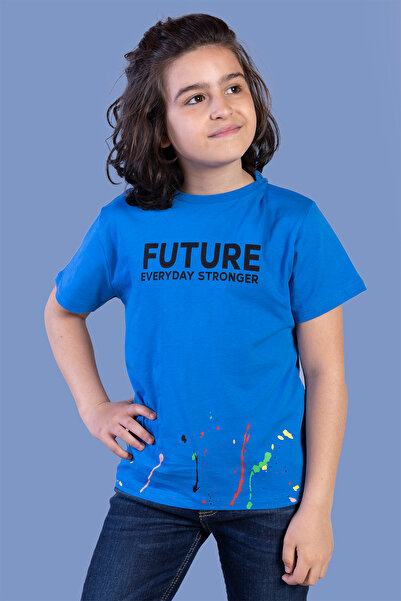 Toontoy Băiat - Tricou Spray cu imprimeu