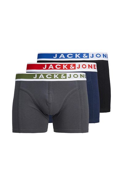 Jack & Jones 12263890   Jackarim Red Solid Trunks - Pack of 3