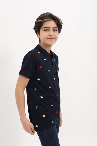 Toontoy Embroidery Detailed Boy's T-Shirt