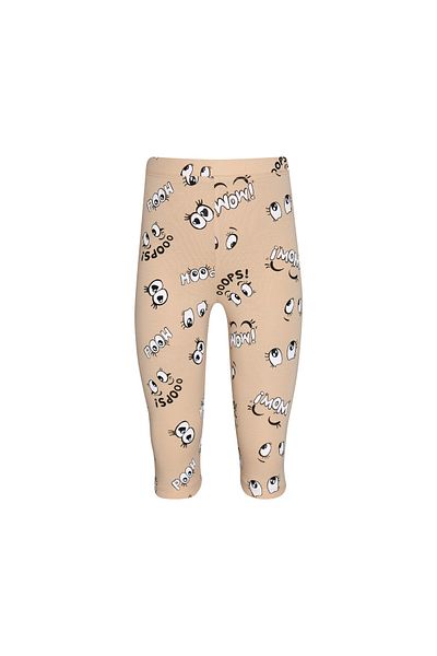 LOVETTI Always Happy Girl's Patterned Knee Length Leggings Capri