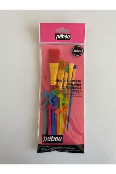 Pebeo 5-Piece Kids Brush Set