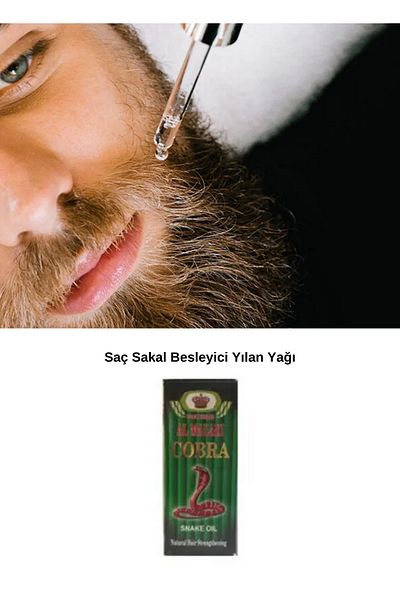 VALORİA Cobra Hair and Beard Nourishing Energising Snake Oil 70ml