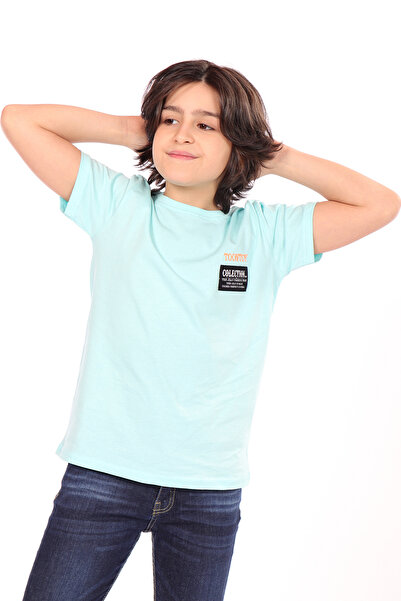 Toontoy Момче - Тениска с емблема на гърдите