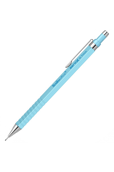 Scrikss Aero-X Mekanik Kurşun Kalem 0.7mm Açık Mavi