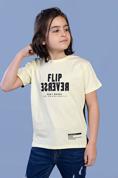 Toontoy Tricou B cu imprimeu în două culori pentru băiat