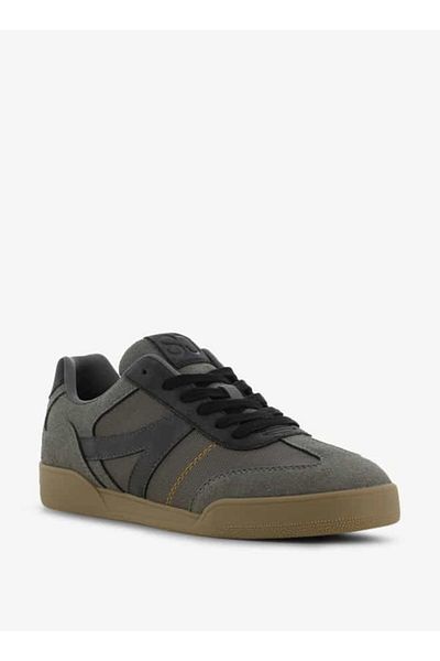 SJ Men's Panelled Lace-Up Low Ankle Sneakers