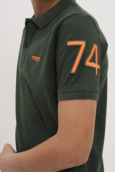 Toontoy Κεντημένο λεπτομερές μπλουζάκι για αγόρια