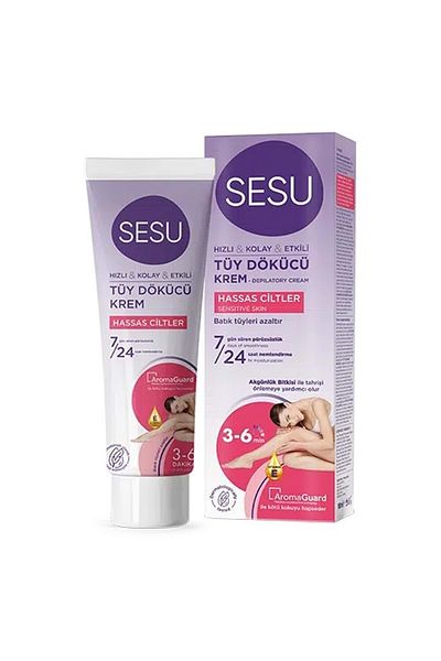 Sesu Depilatory Cream 100ml Sensitive Skin (Set of 5)