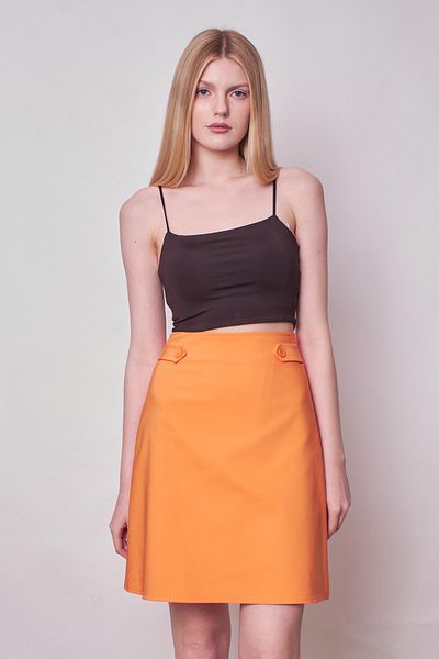 Jument Fustă cu clopot căptușită din țesătură lycra cu talie înaltă pentru femei (Jacket Jument 30075) - Mango