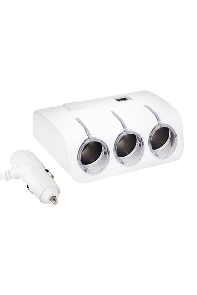 Genel Markalar PM-18952 12V/24V Uyumlu 3'Lü Oto Çakmak Çoklayıcı Ve 2'Li USB ...
