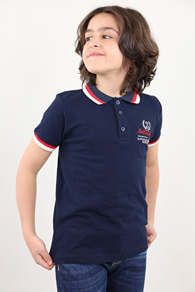 Toontoy Κεντημένο λεπτομερές μπλουζάκι για αγόρια