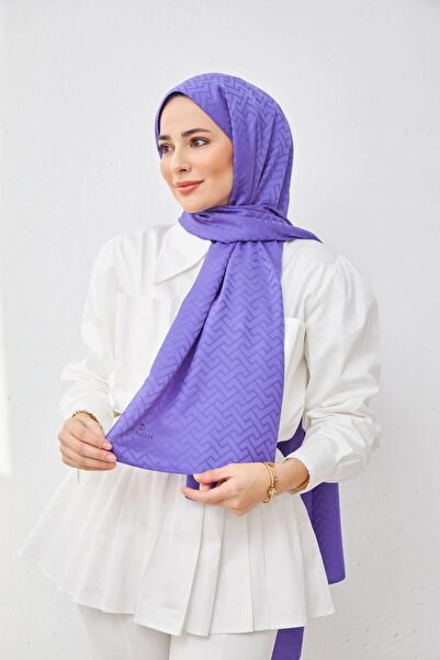 İpekhan Lego Desen İpeksi Jakar Şal Mor 9004-06