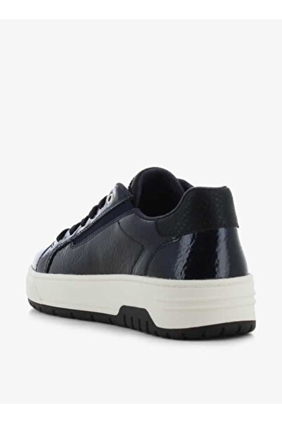 SJ Women's Solid Shoes with Lace-Up Closure and Zip Detail