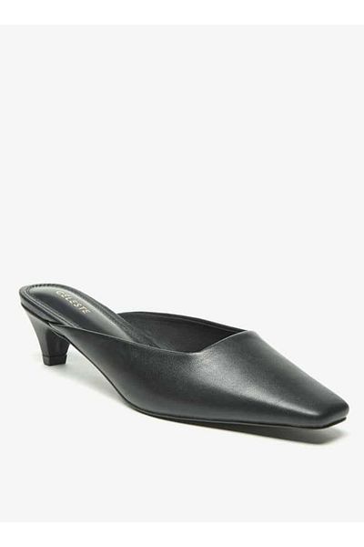 Celeste Women's Mules with Kitten Heels