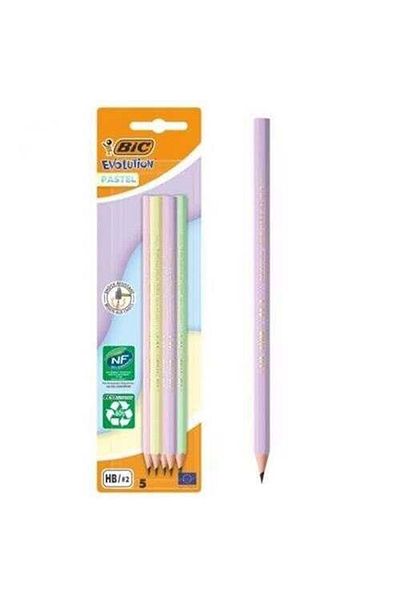 Bic Evolution Pastel 5-Piece Bullet Blister Set