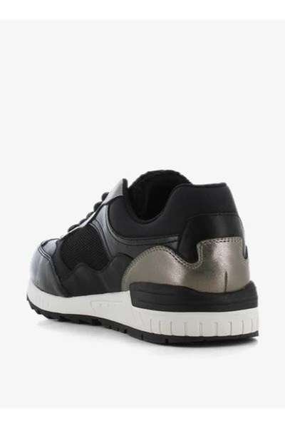 SJ Women's Panelled Lace-Up Low Ankle Sneakers