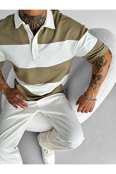 ablukaonline Biele pánske látkové nohavice Baggy Fit