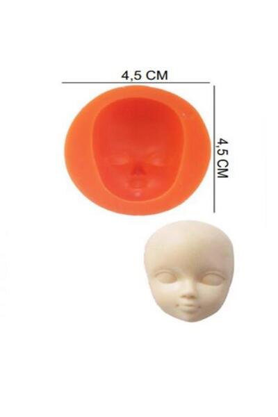 Pastaland وجه سيليكون للأطفال - قالب عجين السكر، 4.5*4.5 سم