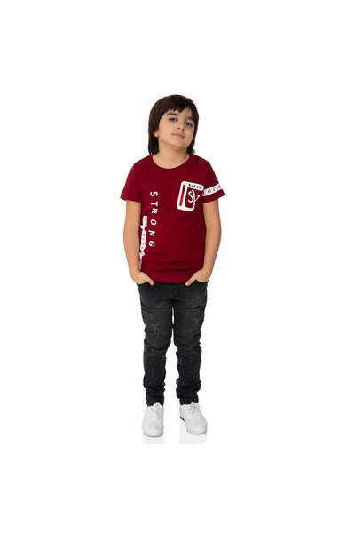 Toontoy Băiat tricou Strong cu imprimeu