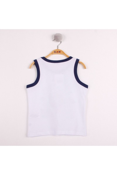 Toontoy Boy's Fish Printed Tank Top