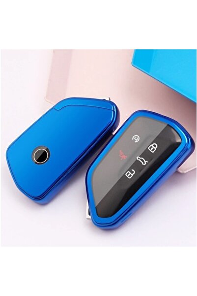 vagmarket Husă pentru chei compatibilă cu Volkswagen Golf 8 Tuning Plus / Alb...