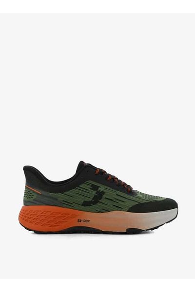 SJ Men's Logo Detail Lace-Up Low Ankle Sneakers