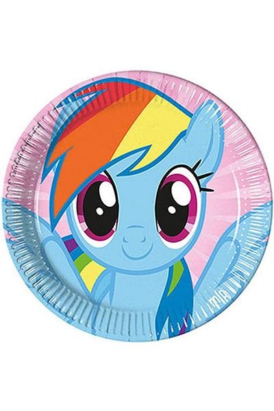 Showparty Licensed Plate Rainbow Pony-86886