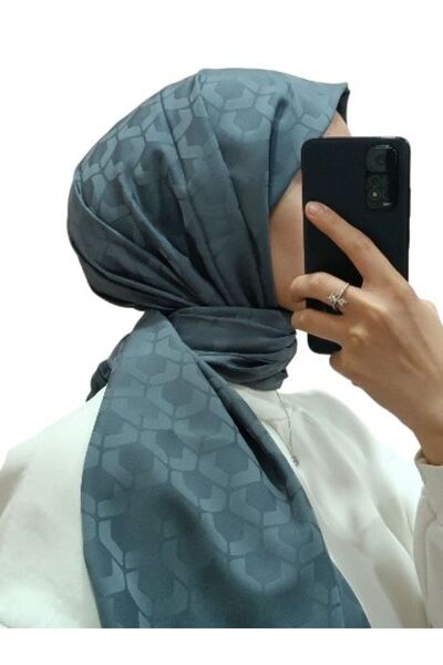 LOSYANA JAKARLI DÖRTGEN TAŞ DESENLİ ŞAL 1030