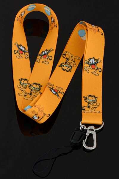 Apptakı Yaramaz Kedi Yaka Kartı Boyun İpi Telefon Askısı - ASK0017