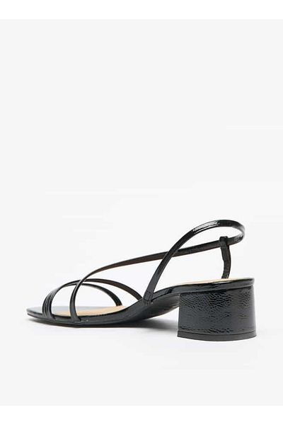 Flora Bella by Shoexpress Flora Bella Strappy Slip-On Sandals with Block Heels