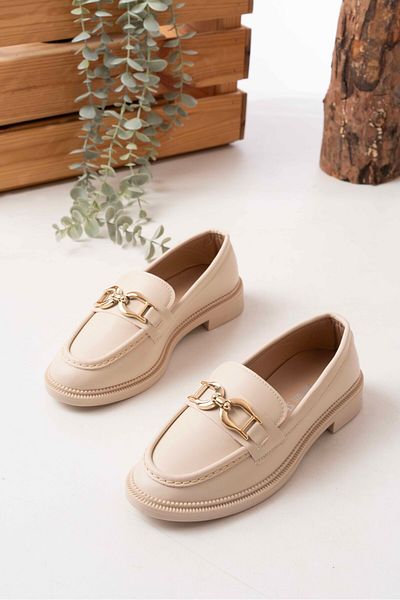 Saks Gardrop Γυναικεία Loafer Moccasin Casual Bockle Καθημερινά κομψά και άνετα παπούτσια